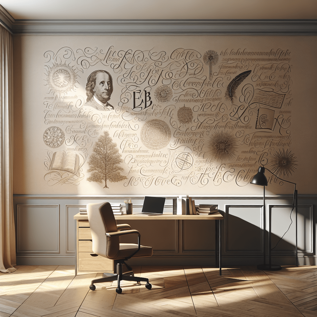 Office wall inscriptions