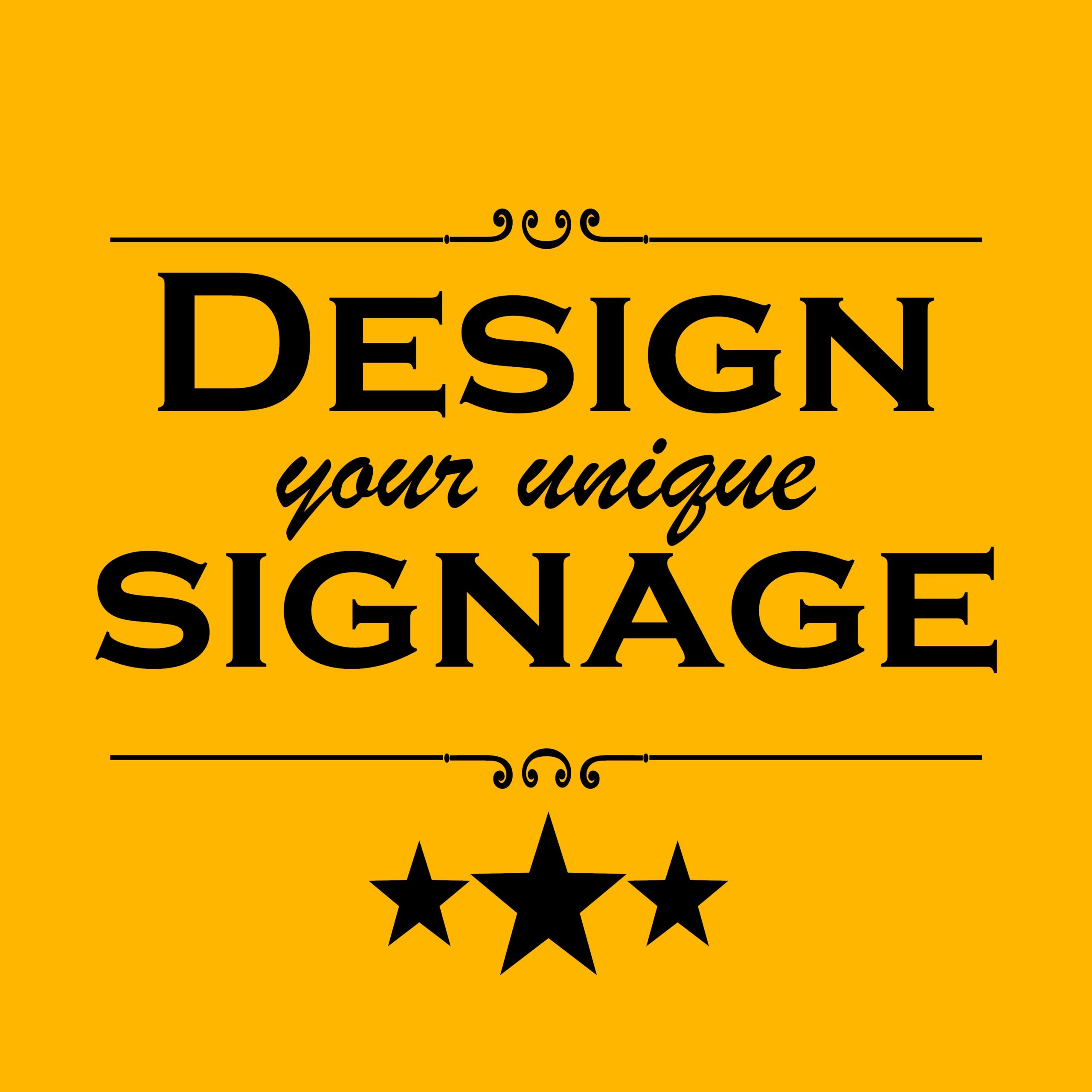 design your signage